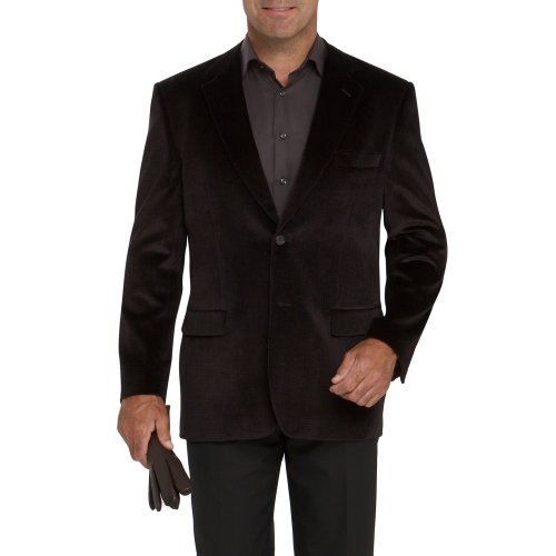 Jones New York Two-Button Velvet Sport Coat