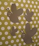 Set of 4 Bumblebees Peel & Stick On Shatterproof Acrylic Mirror Wall Art Applique nursery decor