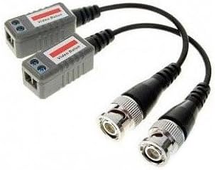 HDVD, 1 Pair Video Balun Passive Transceiver BNC to CAT5 UTP for CCTV Surveillance Cameras