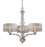 Elk 20008 3 Alexis 3-Light Chandelier In Antique Silver
