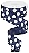 Polka Dot Wired Edge Ribbon- 1.5