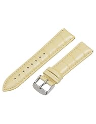 Khaki Croco 18mm Watch Band Fits Philip Stein Small Size 1 (With Built in Quick Release Pins) !!!!