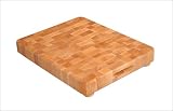 End Grain Chopping Block W/Feet