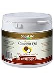 Coconut Oil Organic Unrefined 100% Extra Virgin Cold Pressed, Pure, Raw & Natural Uses - Perfectly Best Health Benefits for All Skin and Hair | 450g