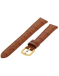 Hadley-Roma Womens LSL135RR-140 14-mm Tan Alligator Grain Leather WatchStrap