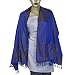 Rectangular Scarf Pure Silk Clothing Accessory India Styles 22 x 72 inches