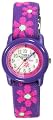 Timex Kids' T89022 Time Teacher Flowers Stretch Band Watch