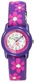 Timex Kids' T89022 Time Teacher Flowers Stretch Band Watch