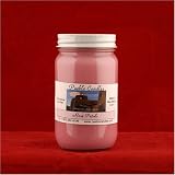 Rose Petals 16oz. Mason Jar Scented Soy Wax Candle, By Pueblo Candles