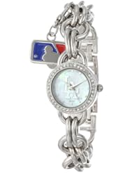 Game Time Womens MLB-CHM-LA Charm MLB Series Los Angeles Dodgers 3-Hand Analog Watch