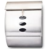 Jago BRK-04 Briefkasten Edelstahl ca. 30x40x12cm mit Zeitungsfachvon "Jago"