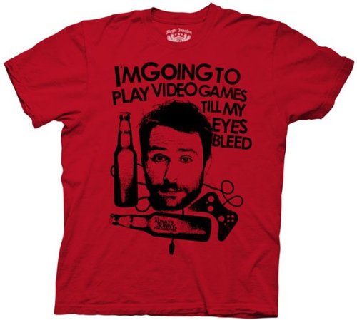It's Always Sunny In Philadelphia Video Games Charlie Adult Tee Shirt