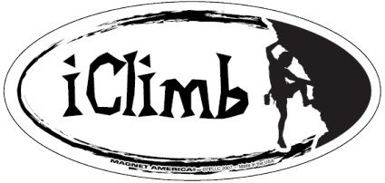 iClimb Oval DECAL (non-magnetic!)