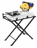 QEP 60020 24-Inch Dual Speed Tile Saw with Water Pump and Folding Stand
