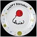 Personalized Birthday Plates make fun birthday gifts, Small Balloon design comes with...