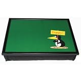 Uli Stein Knietablett - Lap Tray - Pinguin - Dagegen! - gr�nvon "teppiche-tuermatten"