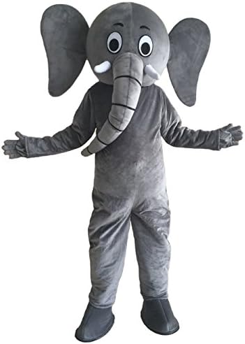 Elephant Mascot Costume Fancy Dress Adult Size Party Mascot Costume (L)