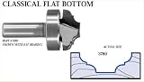 Whiteside 3780 Classical Flat Bottom Router Bit