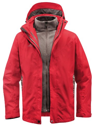VAUDE Herren Doppeljacke Vanoise 3in1, red, XXL