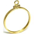 14K Gold COIN BEZEL $5.00 1834-1838 Frame