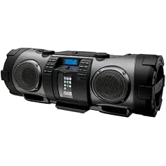 JVC RV NB 70 BE Tragbarer Boom Blaster (CD-Player, iPod-Dock, 40 Watt, USB 2.0) schwarz