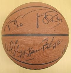 Multi-Signed NBA Team-Signed Charlotte Bobcats NBA Basketball