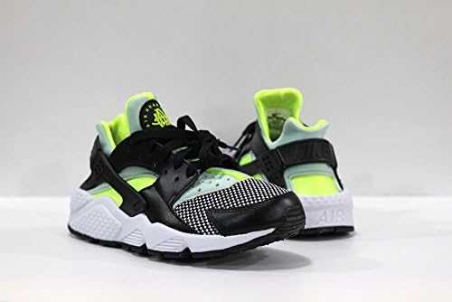 nike womens air huarache trainers 634835 sneakers shoes (uk 4 us 6.5 eu 37.5, black/medium mint-volt 037)
