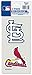 Wincraft MLB St. Louis Cardinals 47654011 Perfect Cut Decal (Set of 2), 4