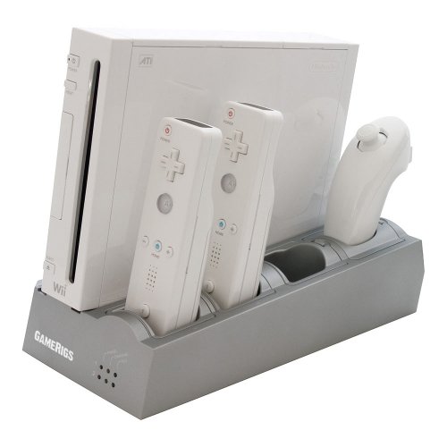 Wii Charge & Dock Station w/Rechargeable Batteries