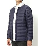 (リピード) REPIDO ナイロン ダウンタッチ メンズ 中綿 インナー ジャケット ネイビー Lサイズ