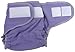 Loveybums Wool Jersey Diaper Cover With Aplix (Velcro)- Iris - medium (9-22 lbs.)