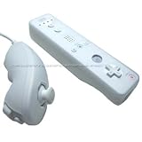 DB Wii Protective Silicone Case for Remote and Nunchuk - White/Clear
