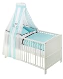 Urra 130 - 1069 - 00 - Bettset mit Voilehimmel - Choccolata t&uuml;rkis