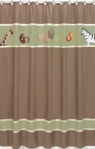 Click here for Jungle Adventure Kids Bathroom Fabric Bath Shower... prices