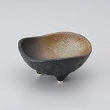 黒備前三ツ足小鉢 5個組 【小付 美濃焼】 / お楽しみグッズ(キッチン用品)付きセット