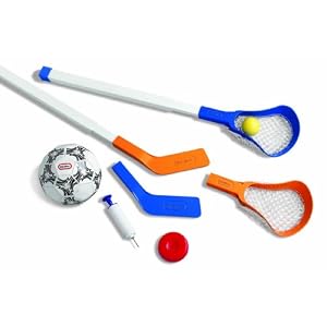 Little Tikes Easy Score Soccer, Hockey and Lacrosse Set by Little Tikes
