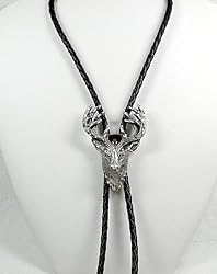 Diamondcut Pewter Deer Bolo Tie