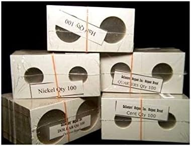 1 - 100 Pack of 2x2 Nickel Coin Cardboard Holder - by smyrnacoin