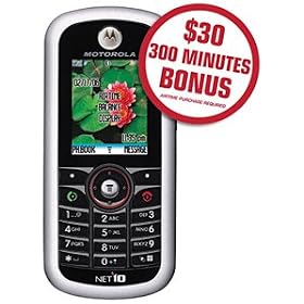 Net10 Motorola C261 Prepaid Cell Phone With 300 Minutes & Camera