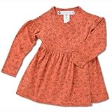 Ideo Organic Wrap Dress in Pumpkin