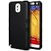 ULAK Galaxy Note 3 Case, Note 3 Case Knox Armor 3 in 1 PC+Silicone Hybrid Dust Scratch Resistance Anti-Slip Cover for Samsung Galaxy Note 3,Note III,N9000,N9005 Black