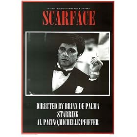 Scarface Movie (Al Pacino, Credits) Poster Print - 24x36