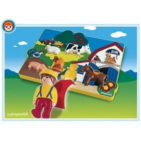 Childrens Toyshop  Toys : Farm Puzzle 1.2.3