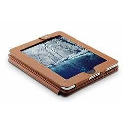 CTCstore Leather multi-view Case/Folio with Stand Feature for Apple iPad 16GB, 32GB, 64GB WiFi + Wifi 3G (Brown