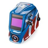 Lincoln K3041-1 Captain America Viking Auto Darkening Welding Helmet 2450 Series