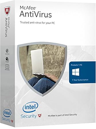 McAfee 2016 AntiVirus, 1PC, Key Code