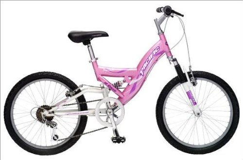 Childrens Toyshop  Sporting Goods : Pacific Cycle Highlander Girl's 20-Inch Dual-Suspension Mountain Bike