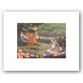 It's a Butterfly! by Walt Disney 6.5"x9" Art Print Poster Disney
