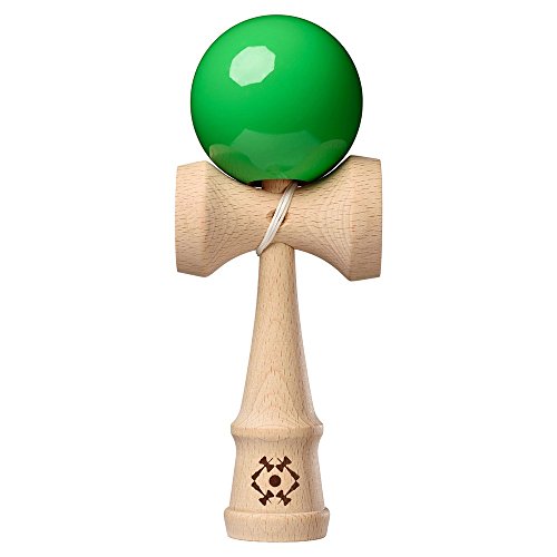 Kendama USA - Tribute Kendama - Wooden Skill Toy - Green