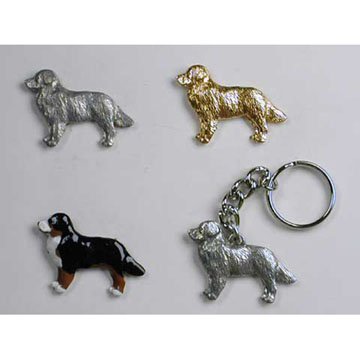 Bernese Mountain Dog Hand Painted Pin